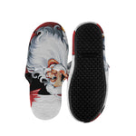 Cartoon Santa Claus Print Slippers