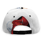Cartoon Santa Claus Print Snapback Cap