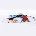 Cartoon Santa Claus Print Sports Towel