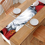 Cartoon Santa Claus Print Table Runner