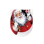 Cartoon Santa Claus Print Toilet Lid Cover