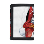 Cartoon Santa Claus Print Trifold Wallet