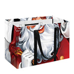 Cartoon Santa Claus Print Utility Tote Bag