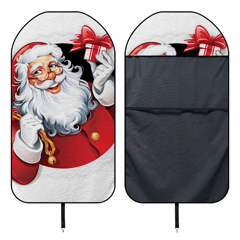 Cartoon Santa Claus Print Waterproof Car Seat Cover