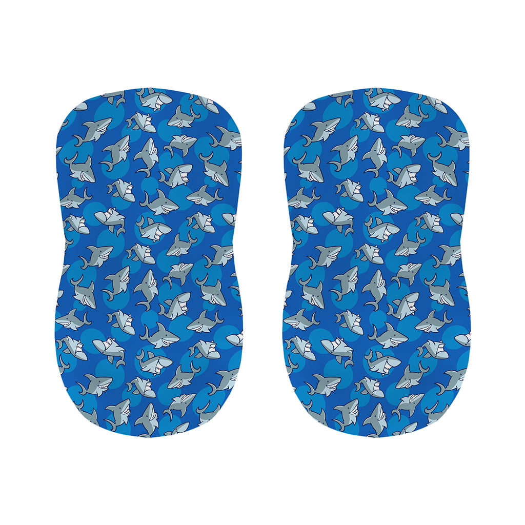 Cartoon Shark Pattern Print Bar Stool Covers