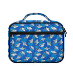 Cartoon Shark Pattern Print Briefcase Bible Bag