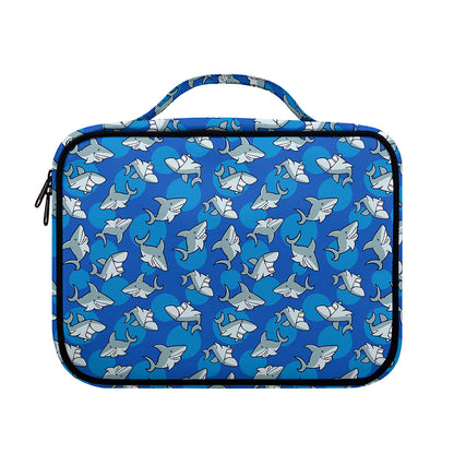 Cartoon Shark Pattern Print Briefcase Bible Bag