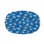 Cartoon Shark Pattern Print Car Side Mirror Covers