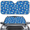 Cartoon Shark Pattern Print Car Windshield Sun Shade