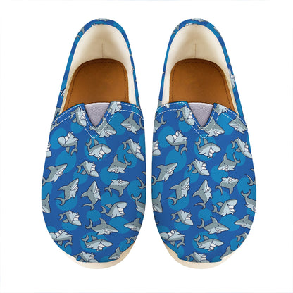 Cartoon Shark Pattern Print Casual Shoes