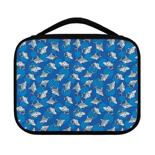 Cartoon Shark Pattern Print Classic Bible Case