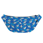 Cartoon Shark Pattern Print Fanny Pack