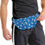 Cartoon Shark Pattern Print Fanny Pack