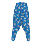 Cartoon Shark Pattern Print Hammer Pants