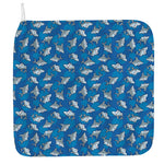 Cartoon Shark Pattern Print Hand Towel