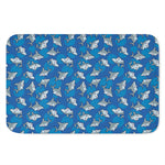 Cartoon Shark Pattern Print Indoor Door Mat