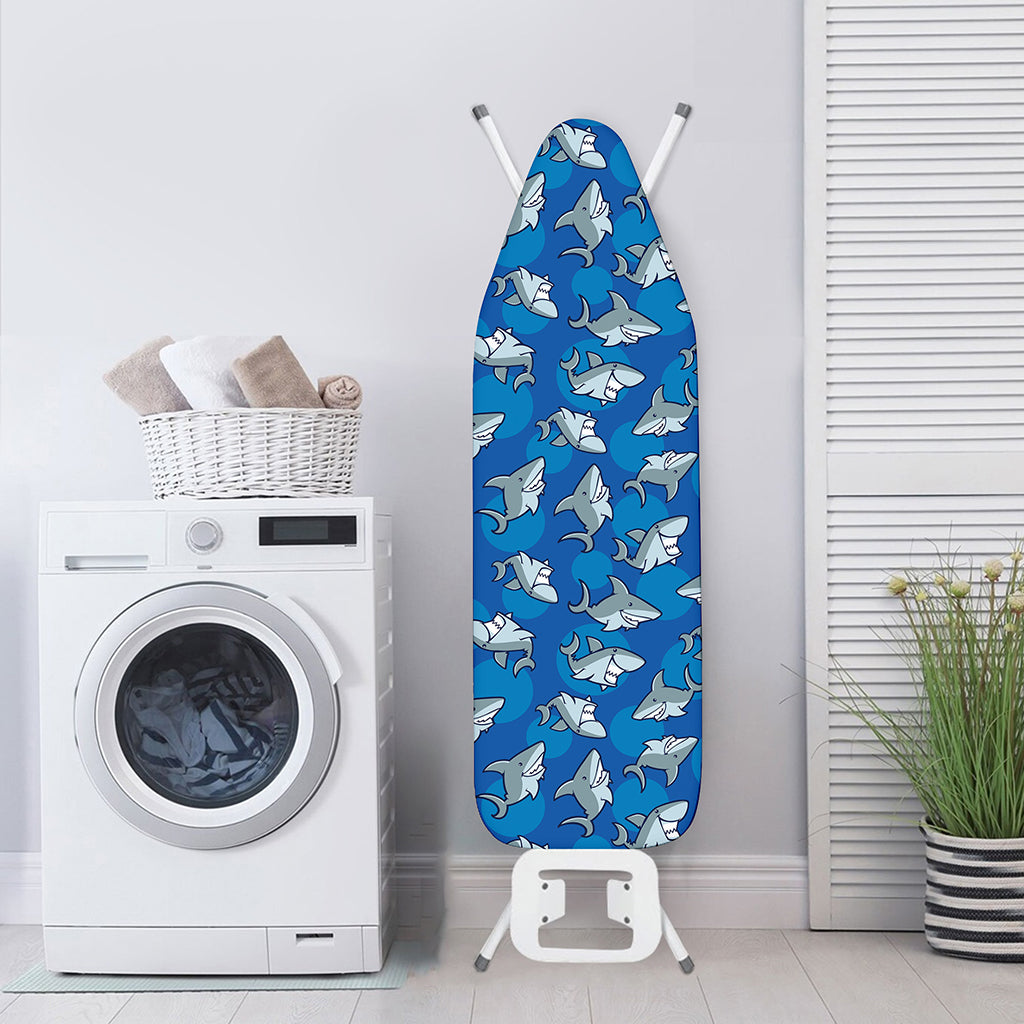 Cartoon Shark Pattern Print Ironing Board Cover