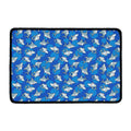 Cartoon Shark Pattern Print Kitchen Mat