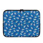Cartoon Shark Pattern Print Laptop Sleeve
