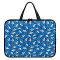 Cartoon Shark Pattern Print Laptop Sleeve With Handle