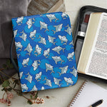 Cartoon Shark Pattern Print Leather Bible Cover