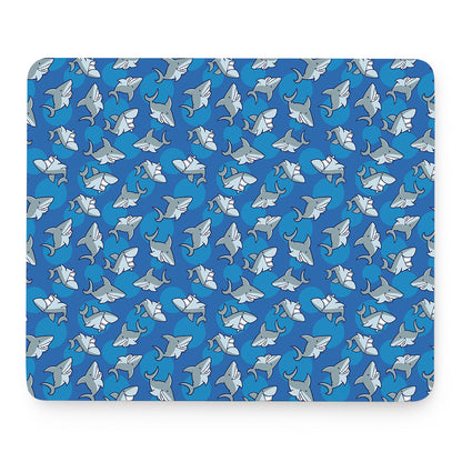 Cartoon Shark Pattern Print Mouse Pad