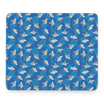 Cartoon Shark Pattern Print Mouse Pad