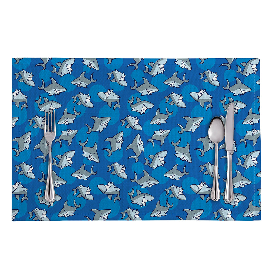 Cartoon Shark Pattern Print Placemat