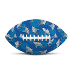 Cartoon Shark Pattern Print Rugby Ball