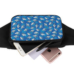 Cartoon Shark Pattern Print Waist Bag