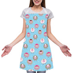 Cartoon Sheep Pattern Print Adjustable Apron
