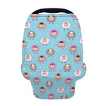 Cartoon Sheep Pattern Print Baby Seat Cover