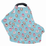 Cartoon Sheep Pattern Print Baby Seat Cover