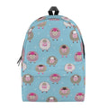 Cartoon Sheep Pattern Print School Backpack