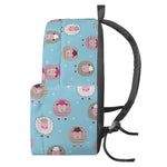Cartoon Sheep Pattern Print Backpack