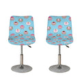 Cartoon Sheep Pattern Print Bar Stool Covers