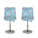 Cartoon Sheep Pattern Print Bar Stool Covers
