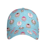 Cartoon Sheep Pattern Print Baseball Cap