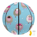 Cartoon Sheep Pattern Print Basketball