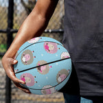 Cartoon Sheep Pattern Print Basketball