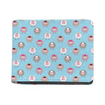 Cartoon Sheep Pattern Print Bifold Wallet