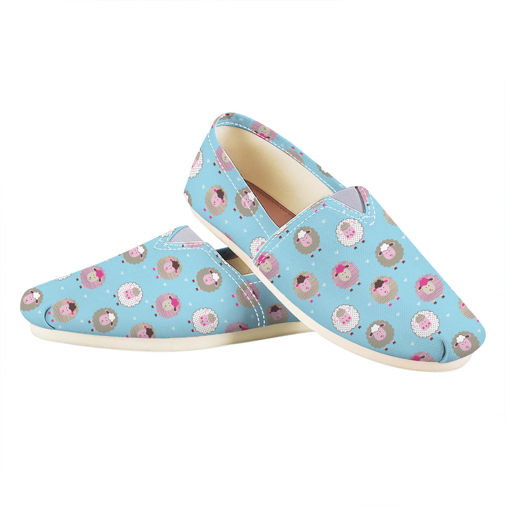 Cartoon Sheep Pattern Print Casual Shoes