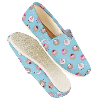 Cartoon Sheep Pattern Print Casual Shoes