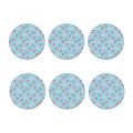 Cartoon Sheep Pattern Print Coaster Set