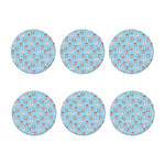 Cartoon Sheep Pattern Print Coaster Set