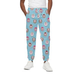 Cartoon Sheep Pattern Print Cotton Pants