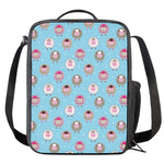 Cartoon Sheep Pattern Print Crossbody Lunch Bag