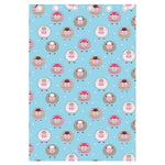 Cartoon Sheep Pattern Print Curtain