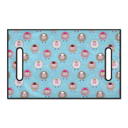 Cartoon Sheep Pattern Print Golf Cart Seat Cover