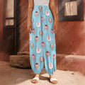 Cartoon Sheep Pattern Print Harem Pants